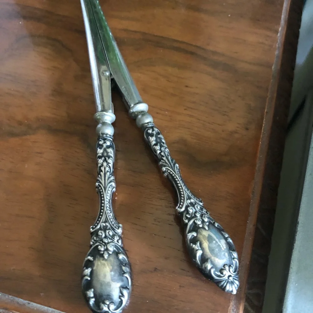 Antique Silver Glove Stretchers